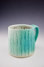 Load image into Gallery viewer, Carved Green Mug - Salt Fired