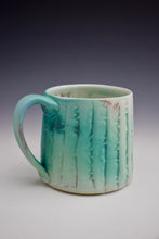 Load image into Gallery viewer, Carved Green Mug - Salt Fired