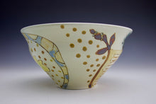 Load image into Gallery viewer, Botanical Abstracts - Bowl - Salt Fired Porcelain