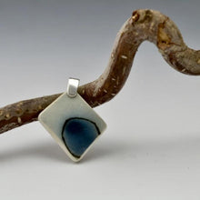 Load image into Gallery viewer, Denim Dot Pendant - Blue & White