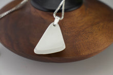 Load image into Gallery viewer, Leaf Pendant in Aqua, Bone & White