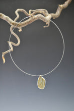 Load image into Gallery viewer, Wavy Stripe Pendant - Mishima and Salt Fired