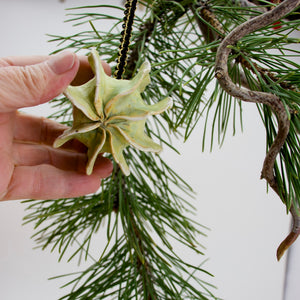 Green Glaze on Porcelain - Ornament