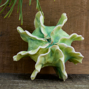 Sculpture for Wall or Table - Nature Inspired -Salt Fired Porcelain