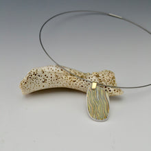 Load image into Gallery viewer, Wavy Stripe Pendant - Mishima and Salt Fired