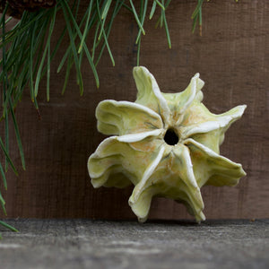 Sculpture for Wall or Table - Nature Inspired -Salt Fired Porcelain