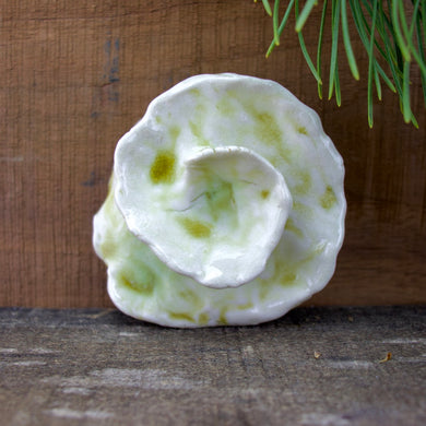 Sculpture for Wall or Table - Nature Inspired -Salt Fired Porcelain