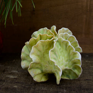 Sculpture for Wall or Table - Nature Inspired -Salt Fired Porcelain