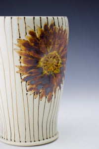 Gold to Rust - Flower Tumbler