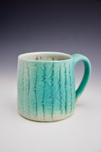 Load image into Gallery viewer, Carved Green Mug - Salt Fired