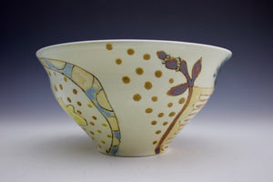 Botanical Abstracts - Bowl - Salt Fired Porcelain
