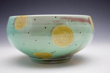 Load image into Gallery viewer, Bowl - Blushing Pinks on Porcelain with Dots -  Salt Fired