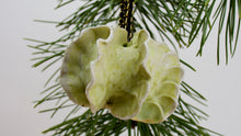 Load image into Gallery viewer, Green Glaze on Porcelain - Ornament