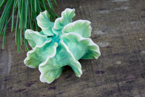 Sculpture for Wall or Table - Nature Inspired -Salt Fired Porcelain