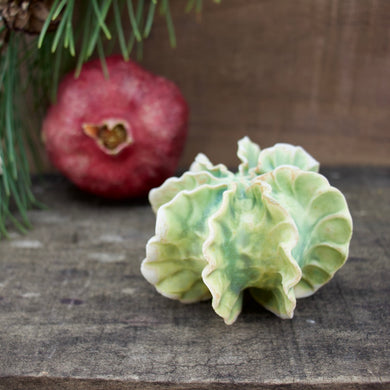 Sculpture for Wall or Table - Nature Inspired -Salt Fired Porcelain