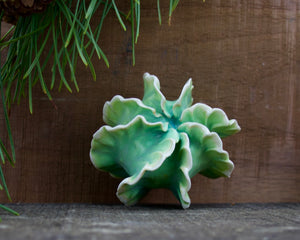 Sculpture for Wall or Table - Nature Inspired -Salt Fired Porcelain