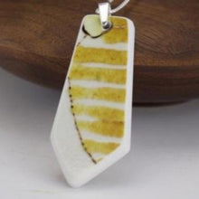 Load image into Gallery viewer, Amber/Yellow Reversible Pendant