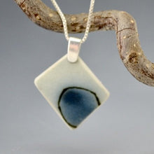 Load image into Gallery viewer, Denim Dot Pendant - Blue &amp; White