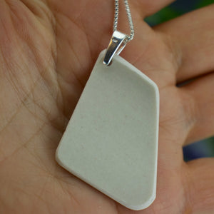 Abstracts - Porcelain Shard Pendant