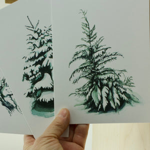 Holiday Art Cards by Laura Bigger