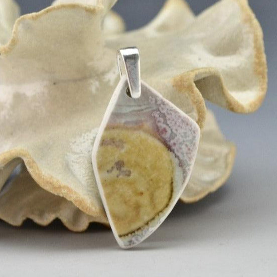 Pink and Yellow Chrystal Pendant