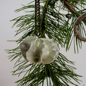 Salt Fired Porcelain - Pod Ornament