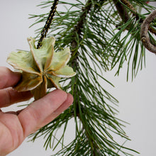 Load image into Gallery viewer, Green Glaze on Porcelain - Ornament