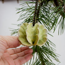 Load image into Gallery viewer, Green Glaze on Porcelain - Ornament