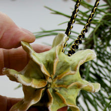 Load image into Gallery viewer, Green Glaze on Porcelain - Ornament