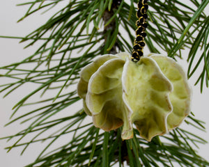 Green Glaze on Porcelain - Ornament