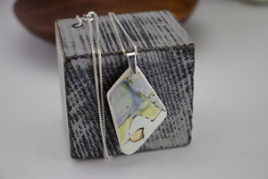 Abstracts - Porcelain Shard Pendant