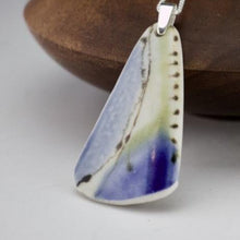 Load image into Gallery viewer, Triangular Abstract - Porcelain Shard Pendant