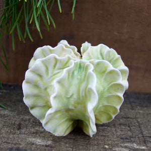 Sculpture for Wall or Table - Nature Inspired -Salt Fired Porcelain