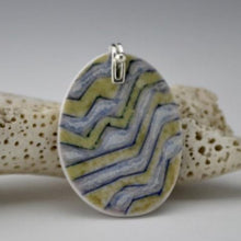 Load image into Gallery viewer, Making Waves Pendant - Incised - Salt Fired
